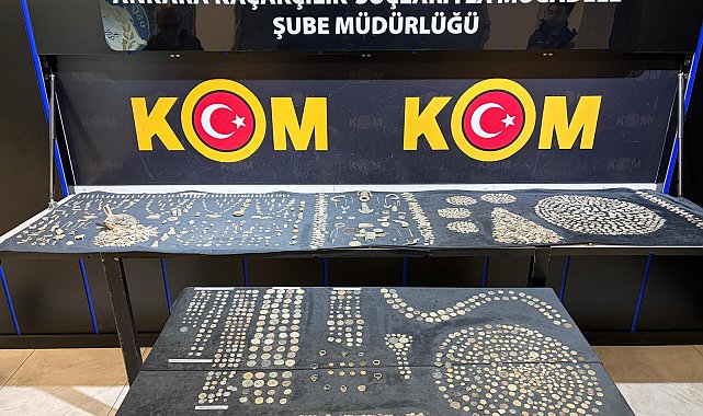 Ankara’da 30 Milyon TL’lik Tarihi Eser Operasyonu