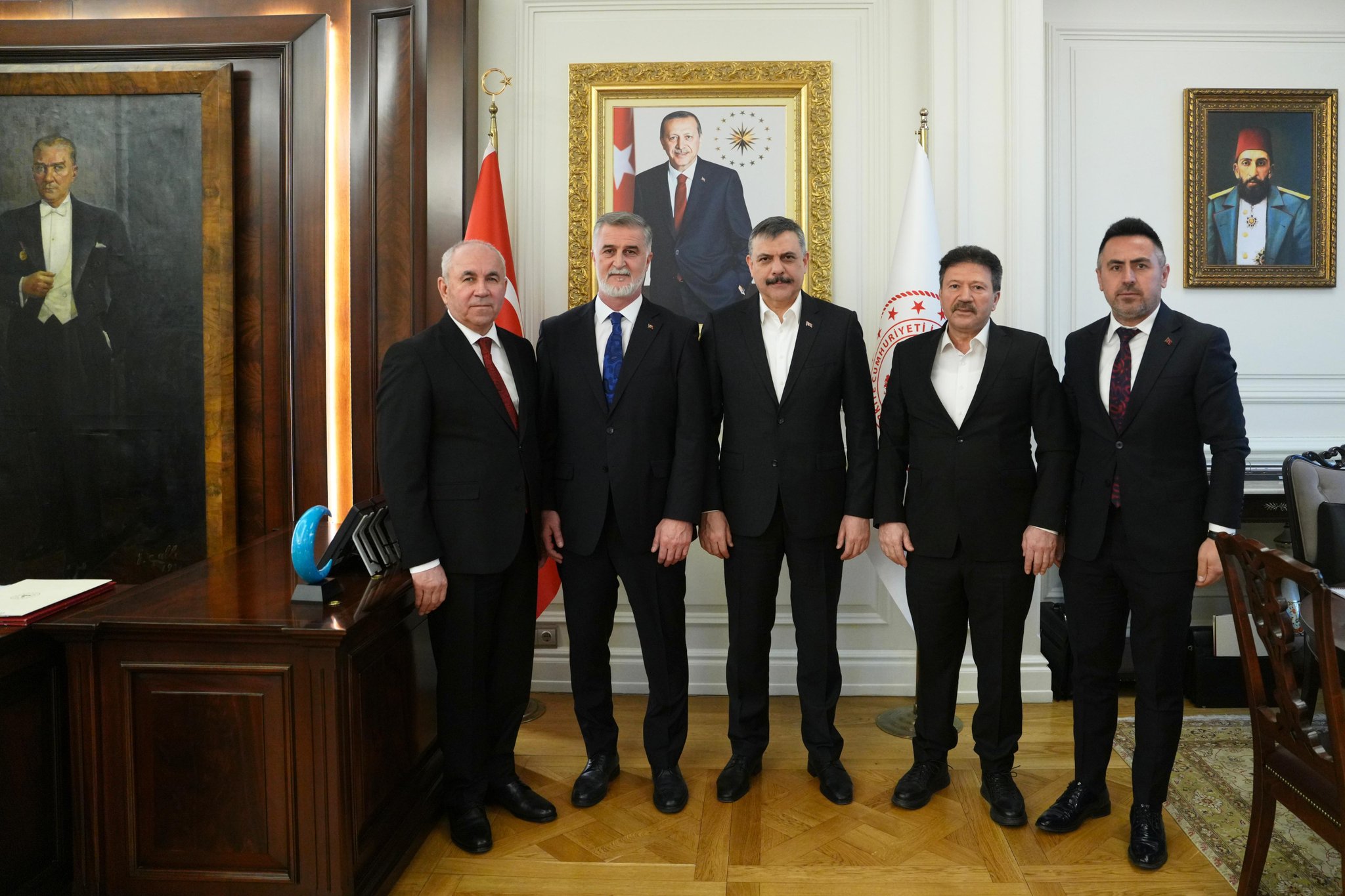 TŞOF Heyetinden Bakan Çiftçi’ye Ziyaret