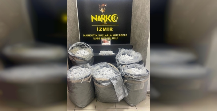 Kemalpaşa’da narkotik operasyonu: 156 bin uyuşturucu hap ele geçirildi