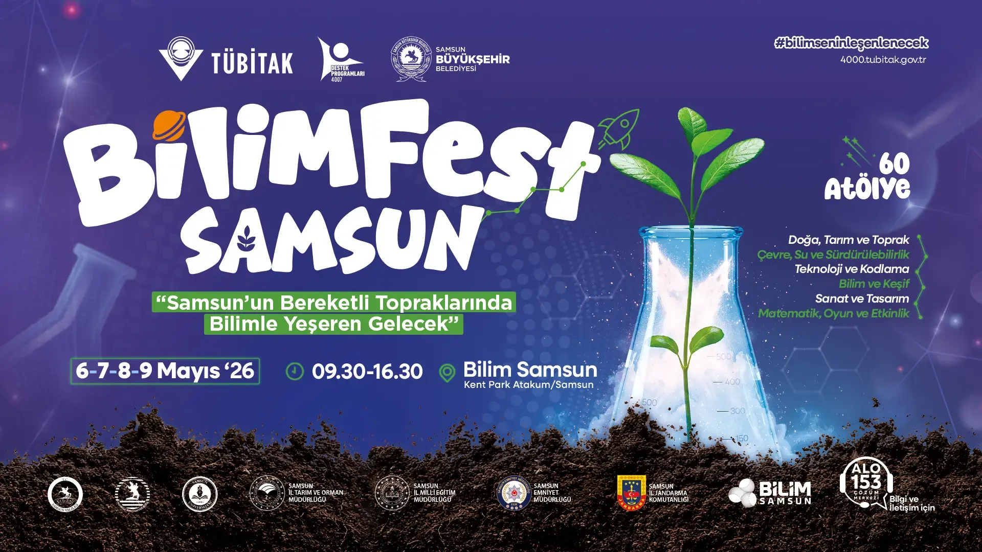 Samsun’da BİLİMFEST Hazırlığı: 4 Günlük Bilim Şenliği Başlıyor